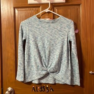 Cat&Jack Blue Knitted Sweater Size 10-12 Girls